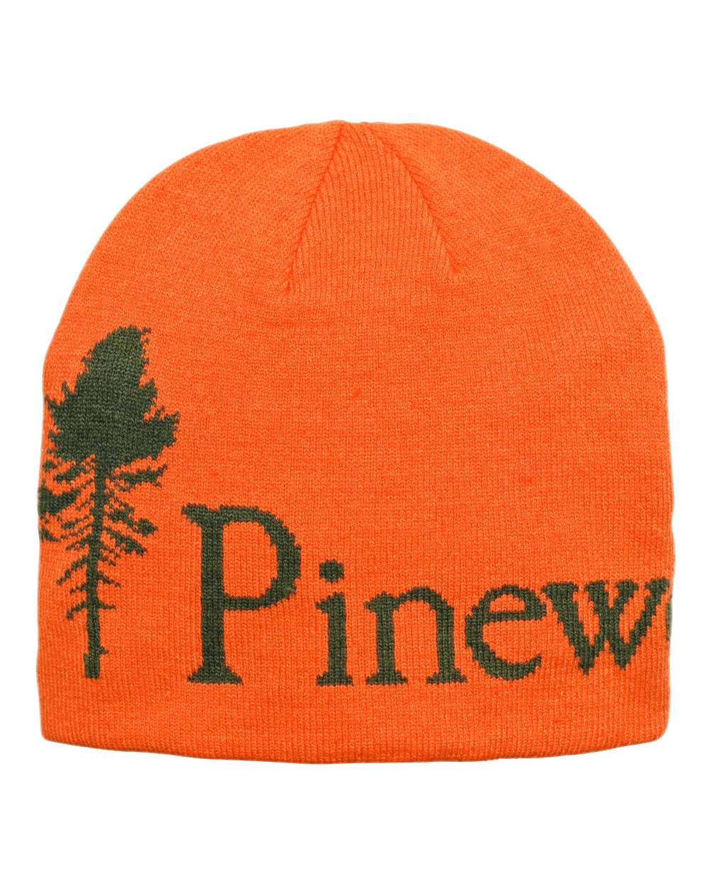 Orange Green Coloured Pinewood Melange Hat on white background #colour_orange-green