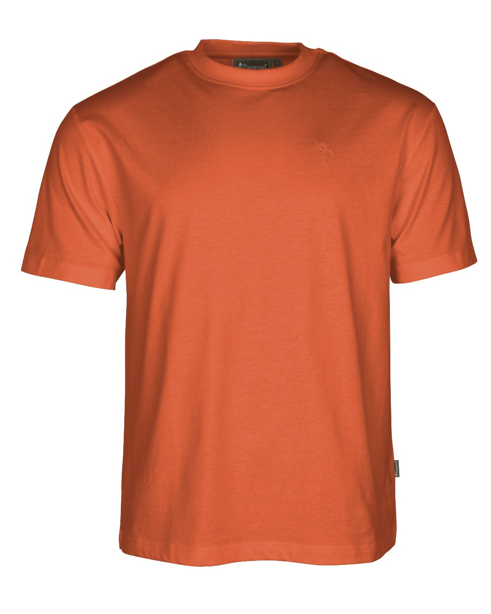 White Pine Burned Orange Coloured Pinewood Mens 3-Pack T-Shirt on white background #colour_white-pine-burned-orange