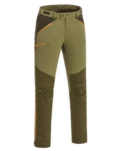 Leaf Hunting Olive Coloured Pinewood Mens Abisko Brenton Trousers on white background #colour_leaf-hunting-olive