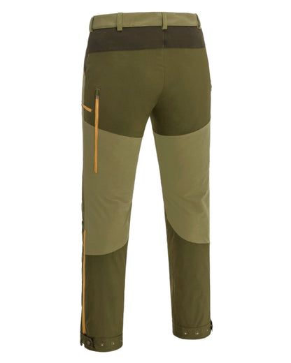 Leaf Hunting Olive Coloured Pinewood Mens Abisko Brenton Trousers on white background #colour_leaf-hunting-olive