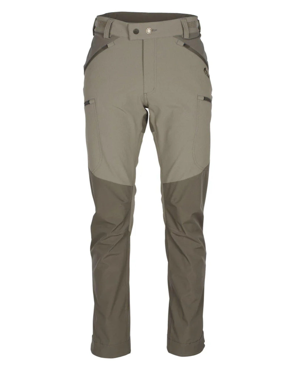 Mole Brown Coloured Pinewood Mens Abisko Brenton Trousers on white background #colour_mole-brown