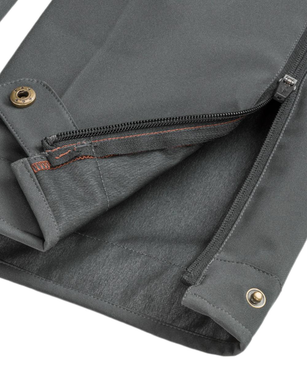 Terracotta Dark Anthracite Coloured Pinewood Mens Abisko Brenton Trousers on white background #colour_terracotta-dark-anthracite