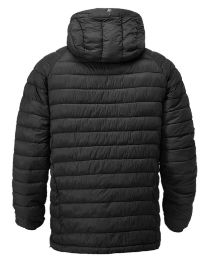 Black Coloured Pinewood Mens Abisko Insulation Jacket on white background #colour_black