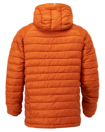 Burned Orange Coloured Pinewood Mens Abisko Insulation Jacket on white background #colour_burned-orange
