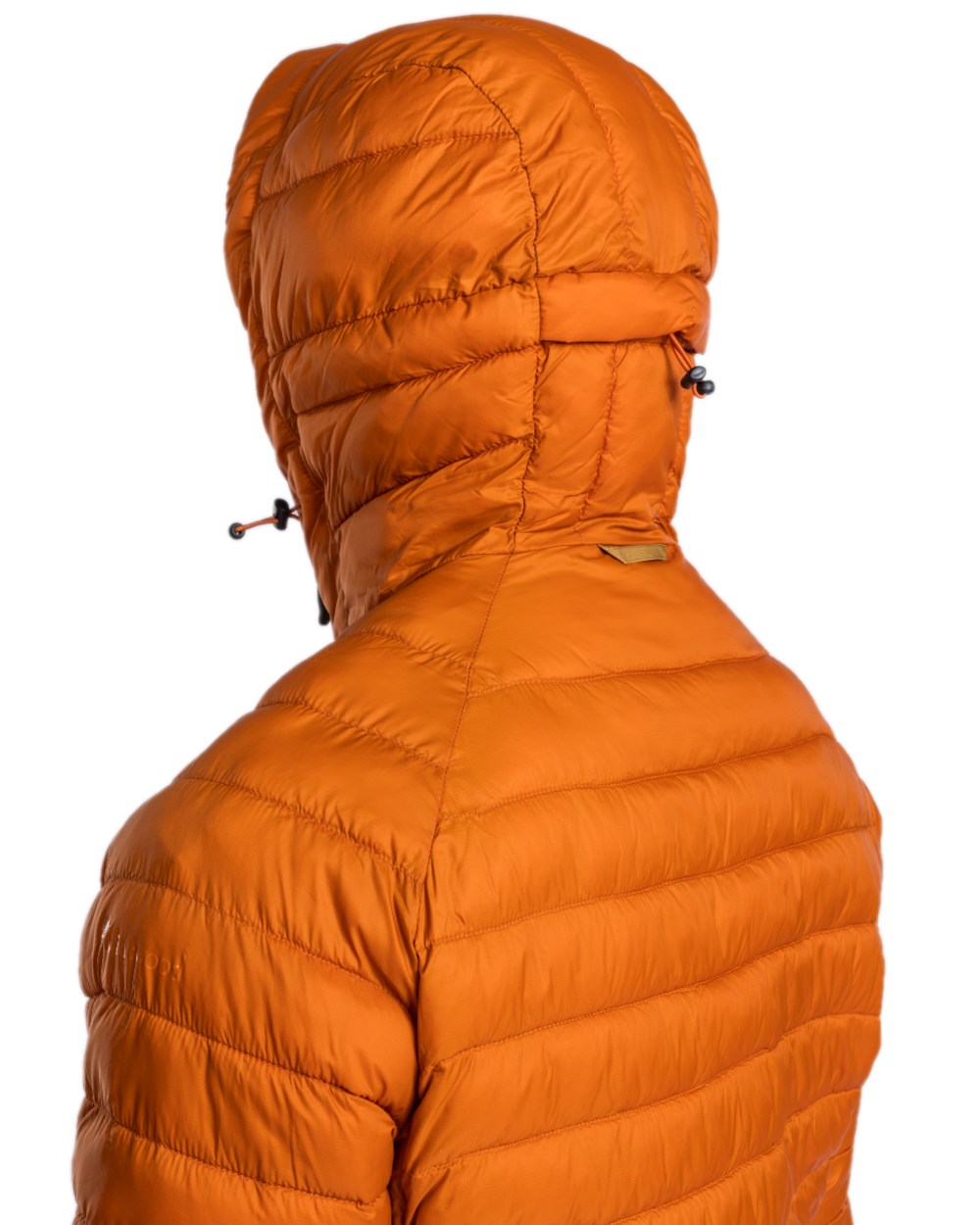Burned Orange Coloured Pinewood Mens Abisko Insulation Jacket on white background #colour_burned-orange
