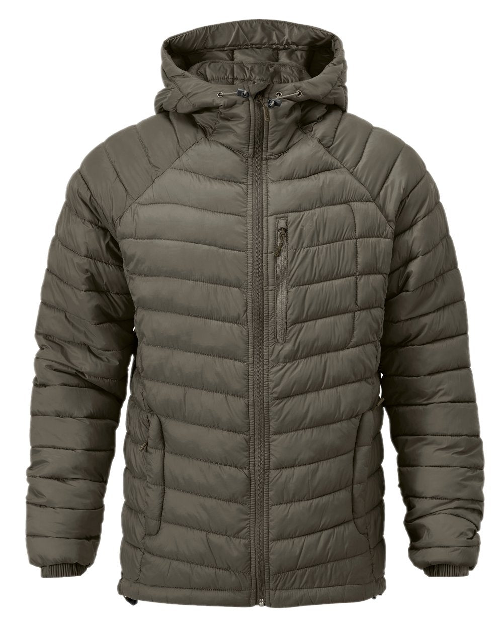Clover Green Coloured Pinewood Mens Abisko Insulation Jacket on white background #colour_clover-green