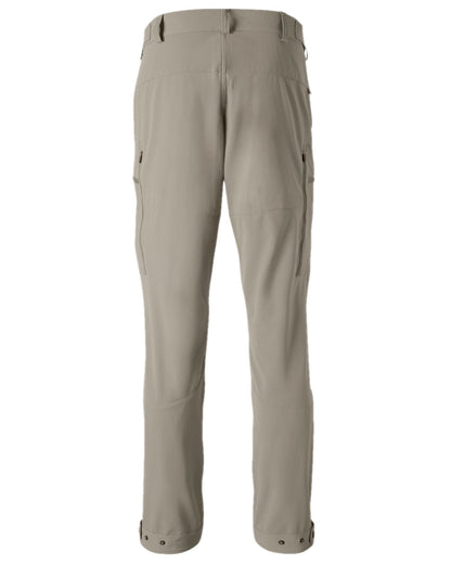 Mole Brown Coloured Pinewood Mens Abisko Light Stretch Trousers on white background #colour_mole-brown