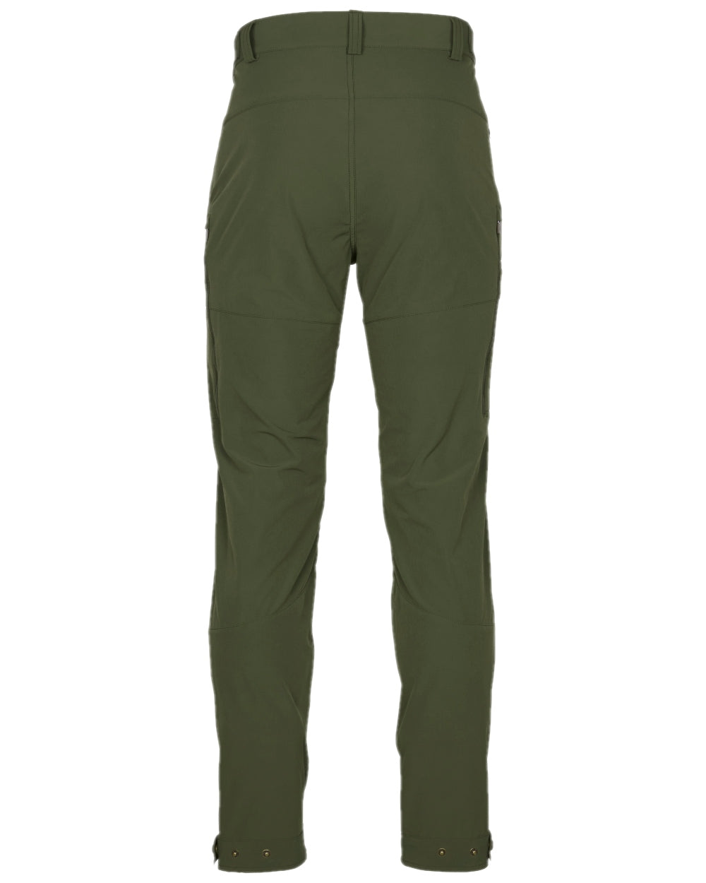 Mossgreen Coloured Pinewood Mens Abisko Light Stretch Trousers on white background #colour_mossgreen