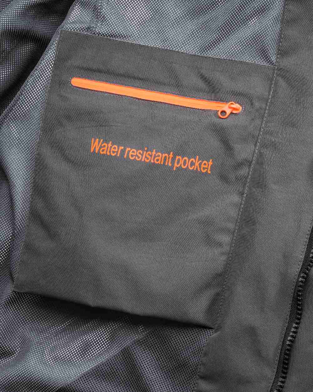 Dark Anthracite Black Coloured Pinewood Mens Bolmen Fishing Jacket on white background #colour_dark-anthracite-black
