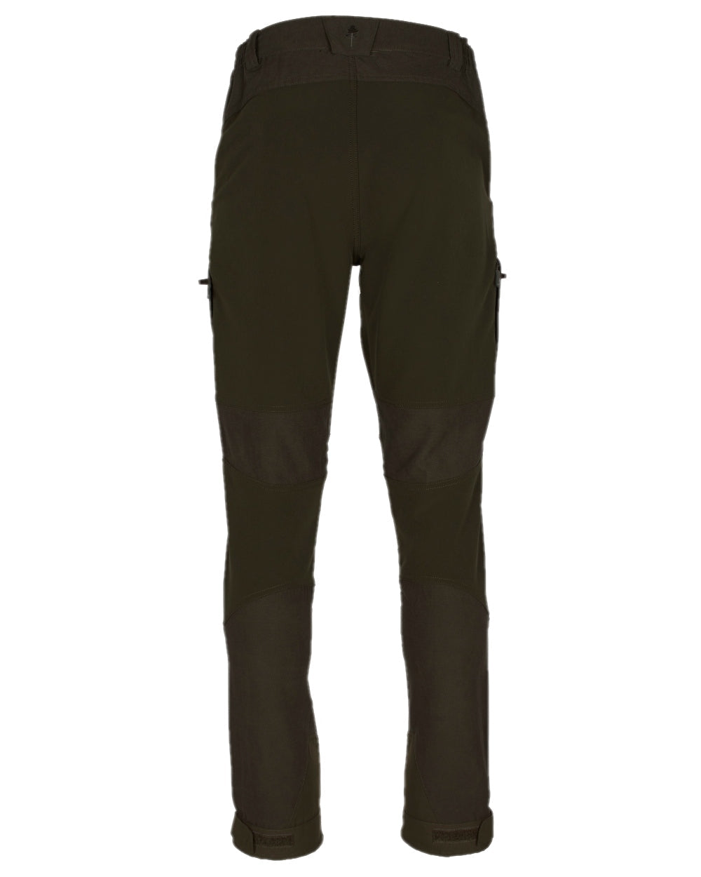 Dark Mossgreen Coloured Pinewood Mens Caribou Hunting Trousers on white background #colour_dark-mossgreen