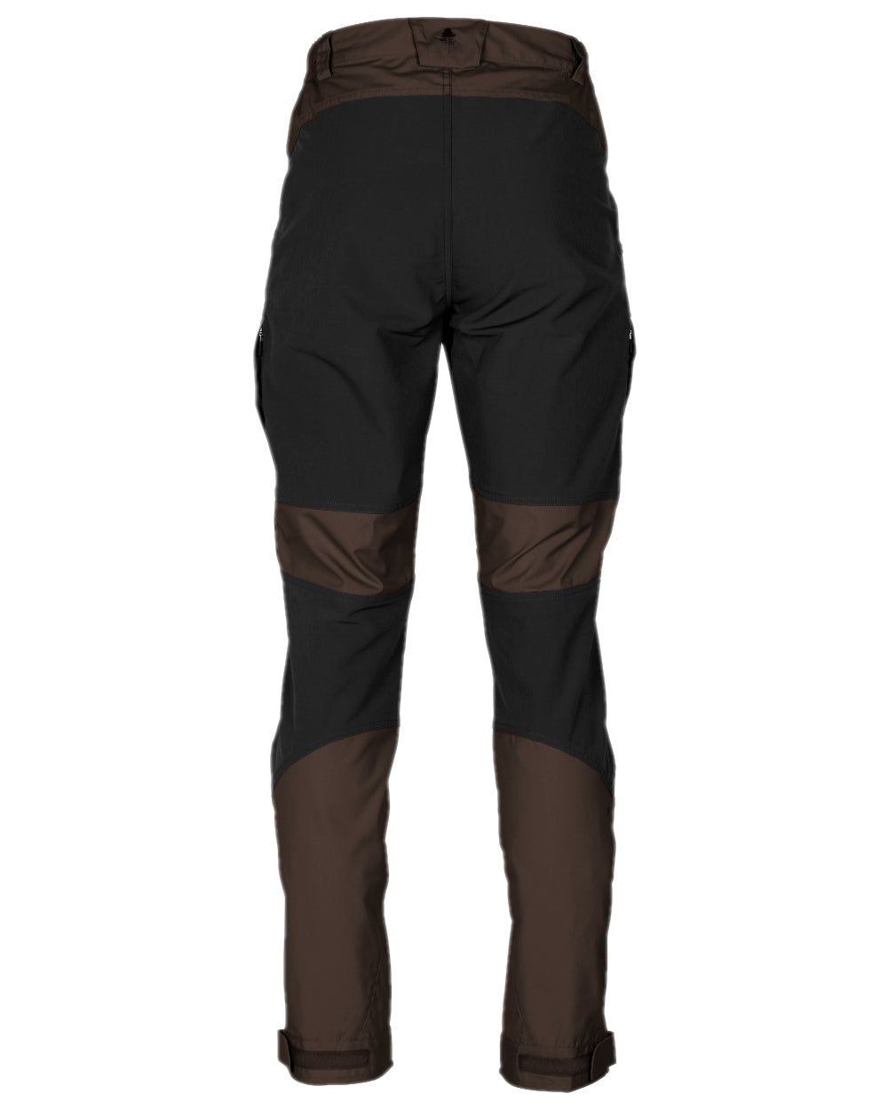Dark Brown Black Coloured Pinewood Mens Caribou TC-Lite Trousers on white background #colour_dark-brown-black