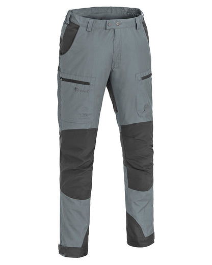 Storm Blue Dark Anthracite Coloured Pinewood Mens Caribou TC Trousers on white background #colour_storm-blue-dark-anthracite