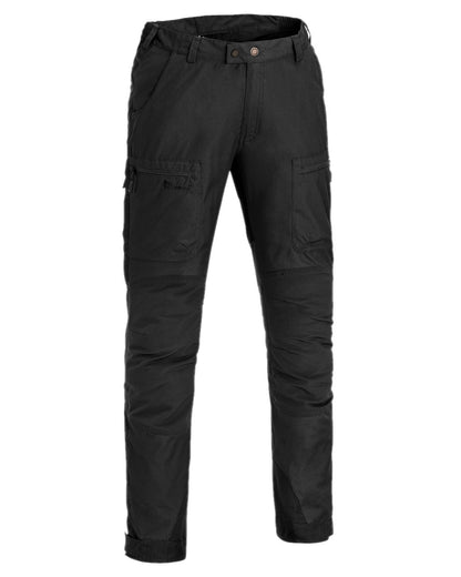 Black Coloured Pinewood Mens Caribou Tc Extreme Trousers on white background #colour_black