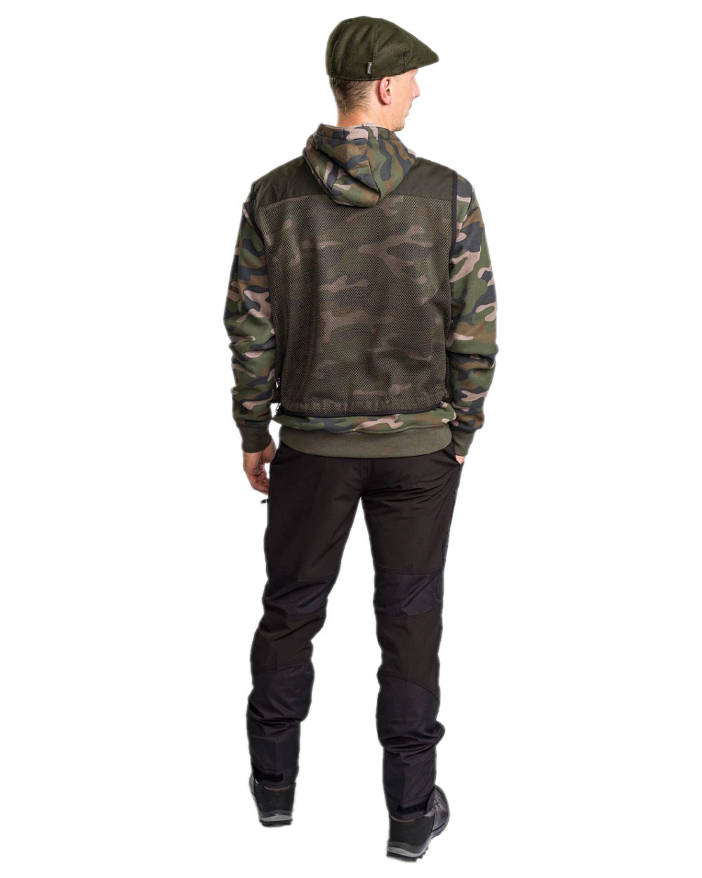 Black Coloured Pinewood Mens Caribou Tc Extreme Trousers on white background #colour_black
