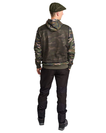 Black Coloured Pinewood Mens Caribou Tc Extreme Trousers on white background #colour_black