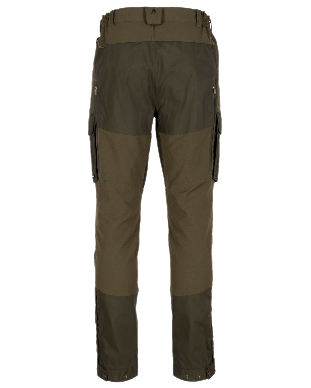 Moss Green Coloured Pinewood Mens Dog Sports Trainer Extreme Trousers on white background #colour_moss-green