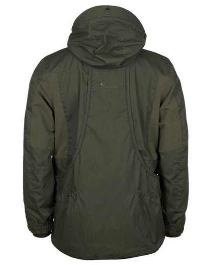 Moss Green Coloured Pinewood Mens Dog Sports Trainer Jacket on white background #colour_moss-green