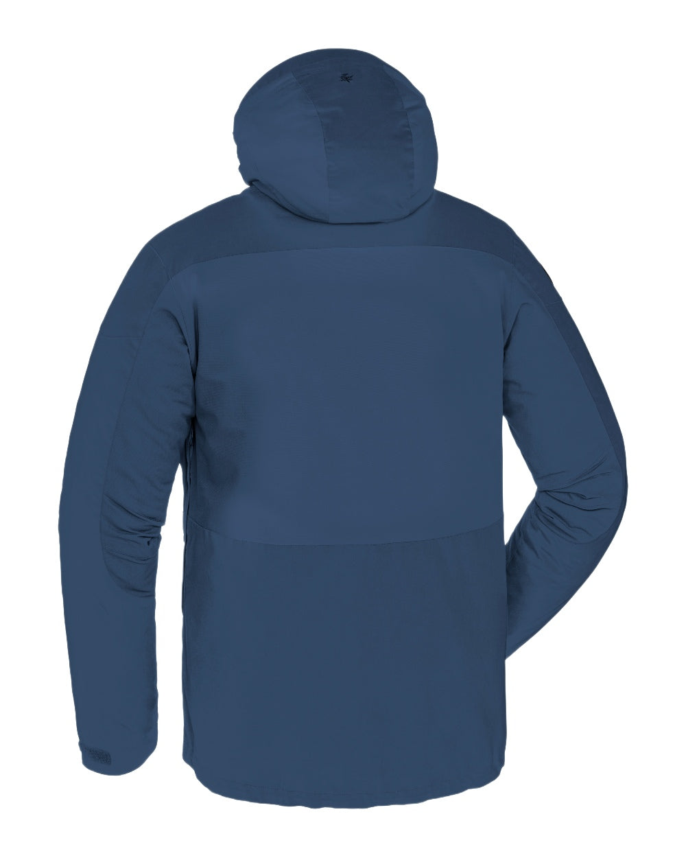 Dark Dive Coloured Pinewood Mens Finnveden Hybrid Extreme Jacket on white background #colour_dark-dive