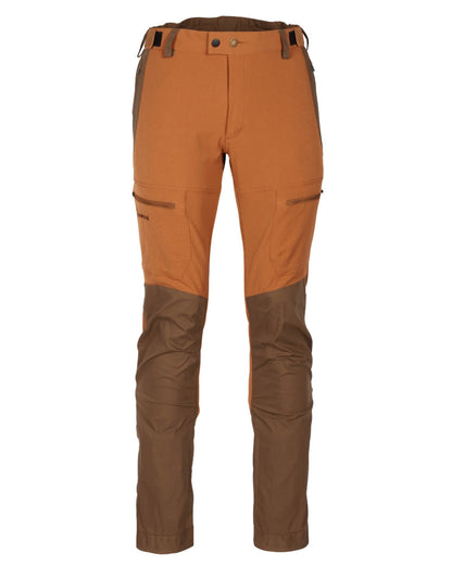 Fudge Nougat Coloured Pinewood Mens Finnveden Hybrid Extreme Trousers on white background #colour_fudge-nougat
