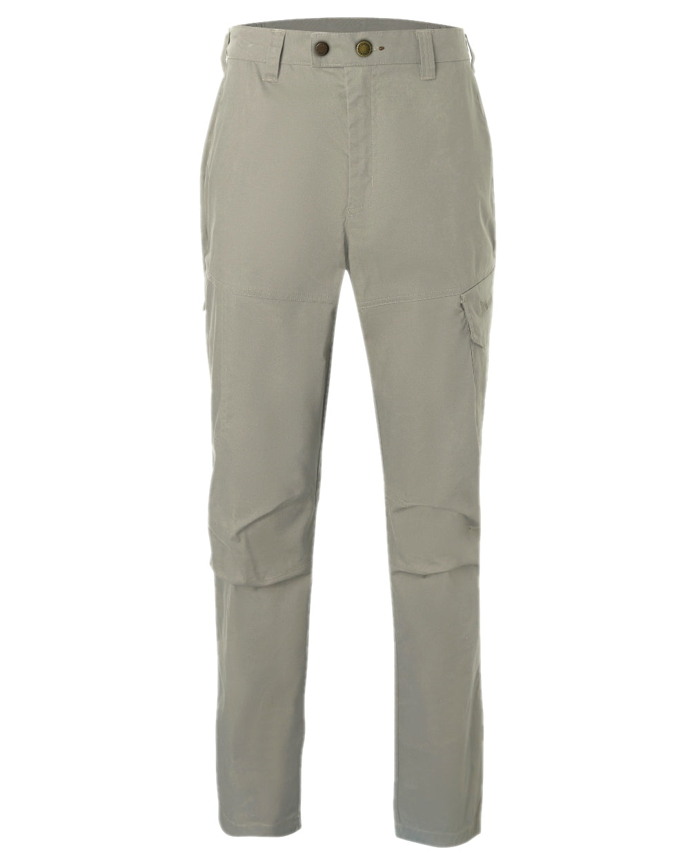 Light Khaki Coloured Pinewood Mens Finnveden Outdoor Trousers on white background #colour_light-khaki