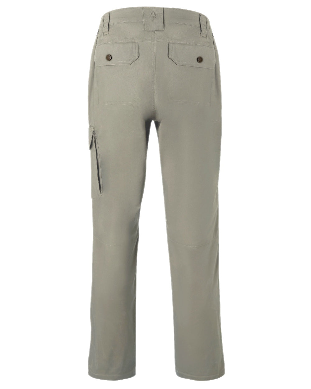 Light Khaki Coloured Pinewood Mens Finnveden Outdoor Trousers on white background #colour_light-khaki