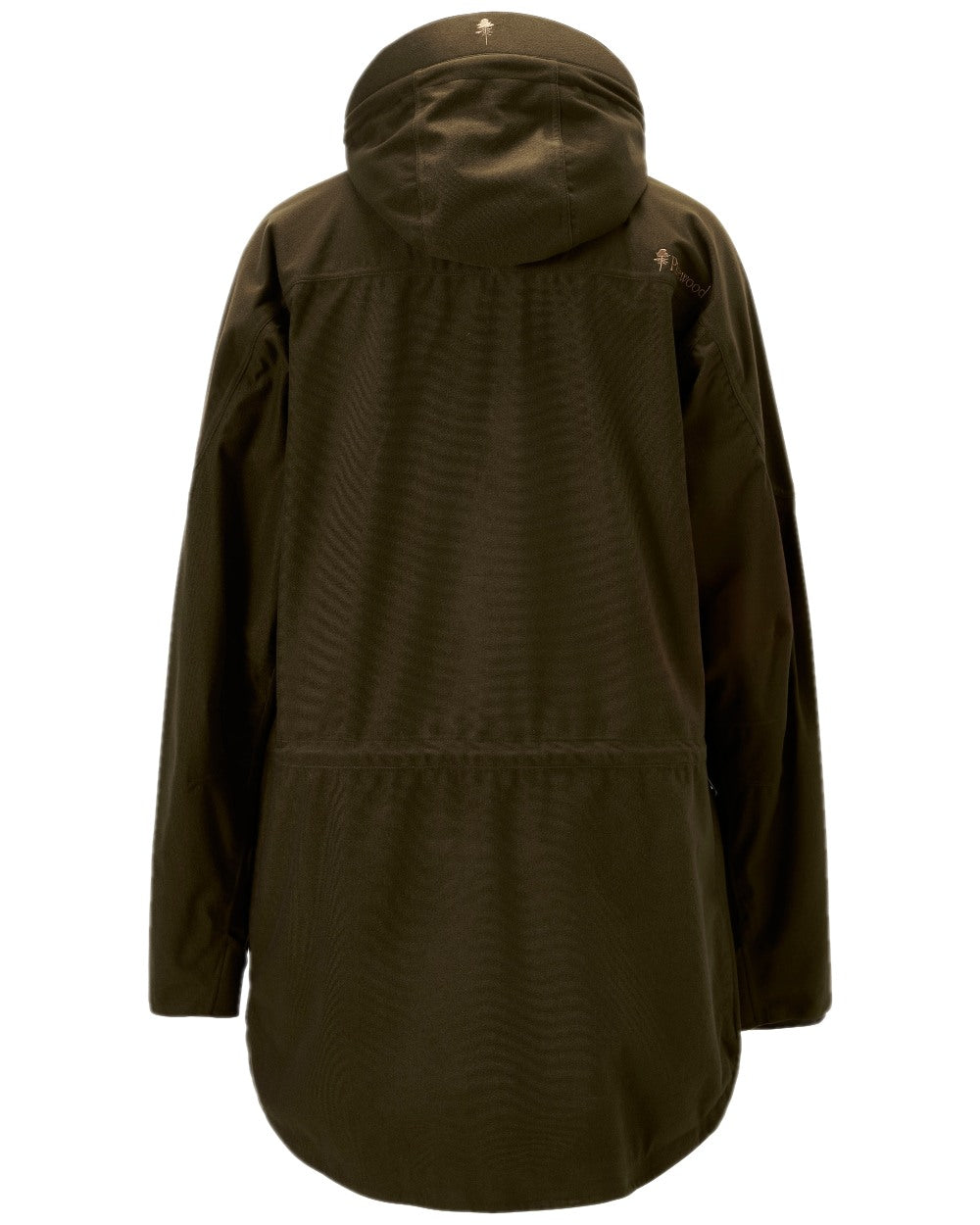 Suede Brown Coloured Pinewood Mens Furudal Hunters 2L Anorak on white background #colour_suede-brown