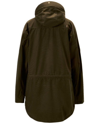 Suede Brown Coloured Pinewood Mens Furudal Hunters 2L Anorak on white background #colour_suede-brown