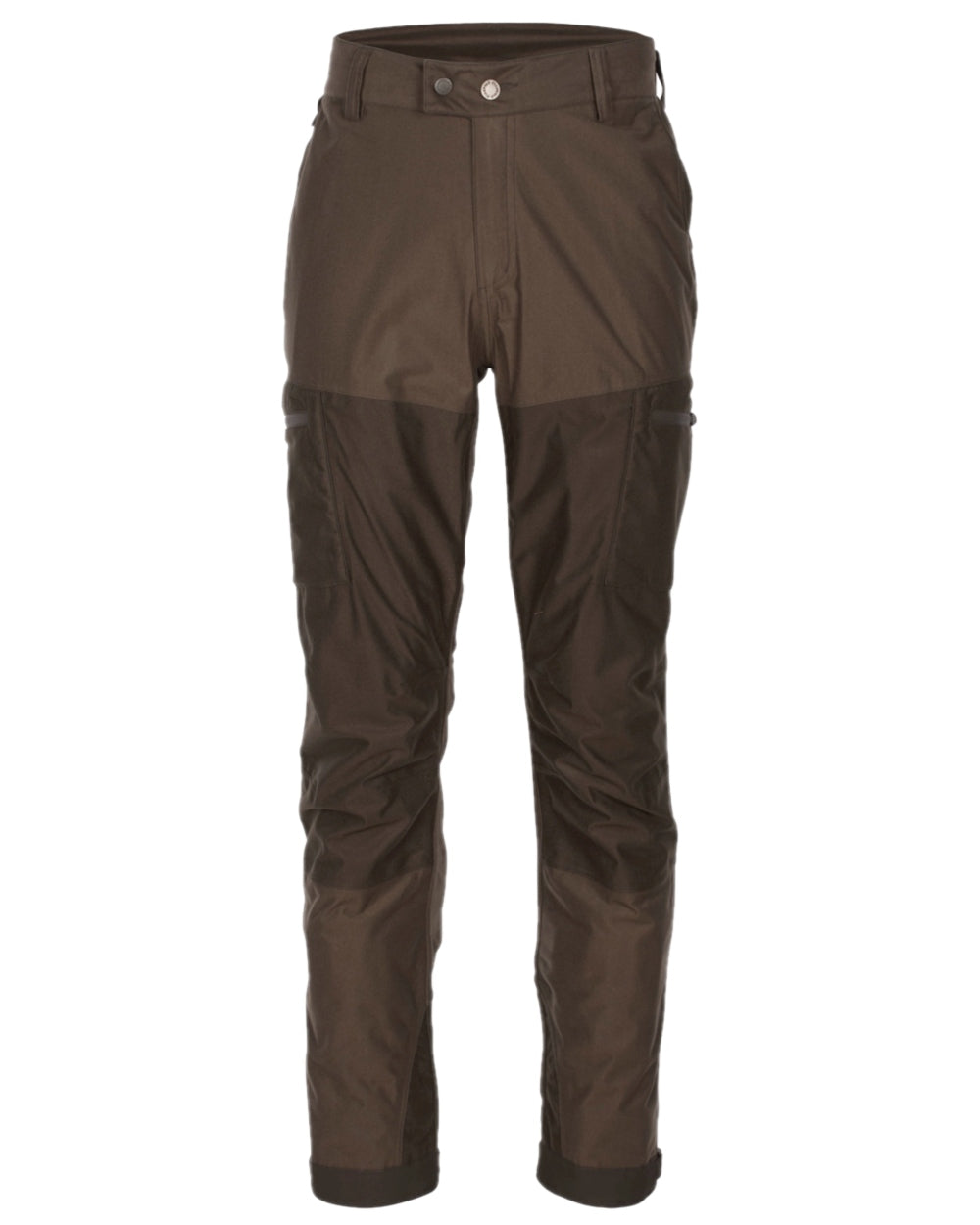 Hunting Brown Suede Brown Coloured Pinewood Mens Furudal Retriever Active Hunting Trousers on white background #colour_hunting-brown-suede-brown