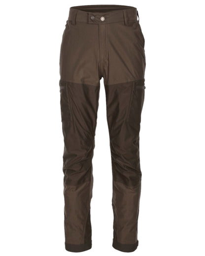 Hunting Brown Suede Brown Coloured Pinewood Mens Furudal Retriever Active Hunting Trousers on white background #colour_hunting-brown-suede-brown