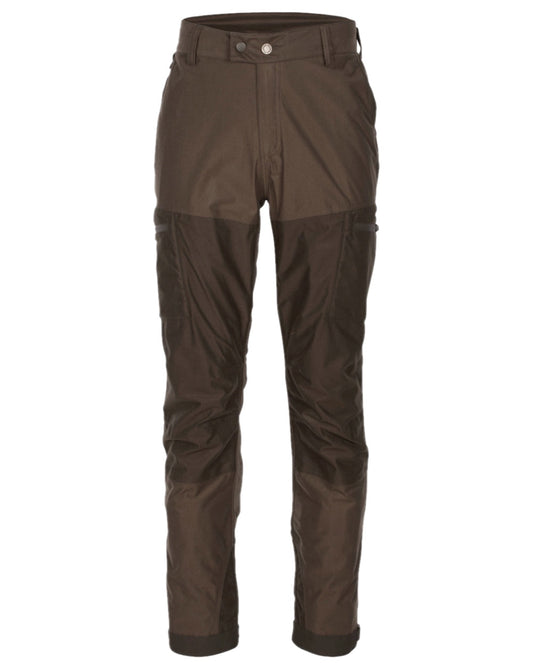 Hunting Brown Suede Brown Coloured Pinewood Mens Furudal Retriever Active Hunting Trousers on white background #colour_hunting-brown-suede-brown