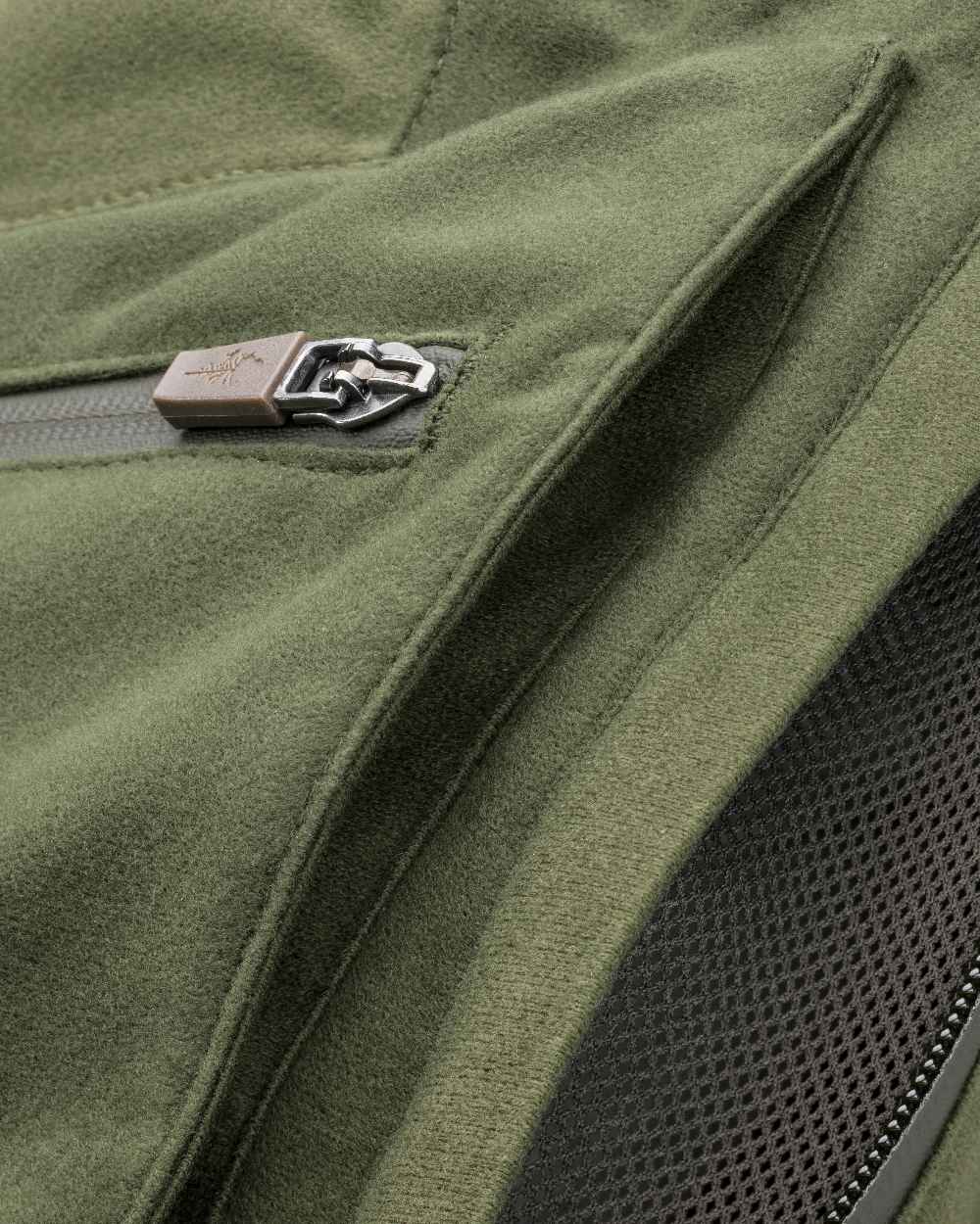 Mossgreen Dark Mossgreen Coloured Pinewood Mens Furudal Retriever Active Hunting Trousers on white background #colour_mossgreen-dark-mossgreen