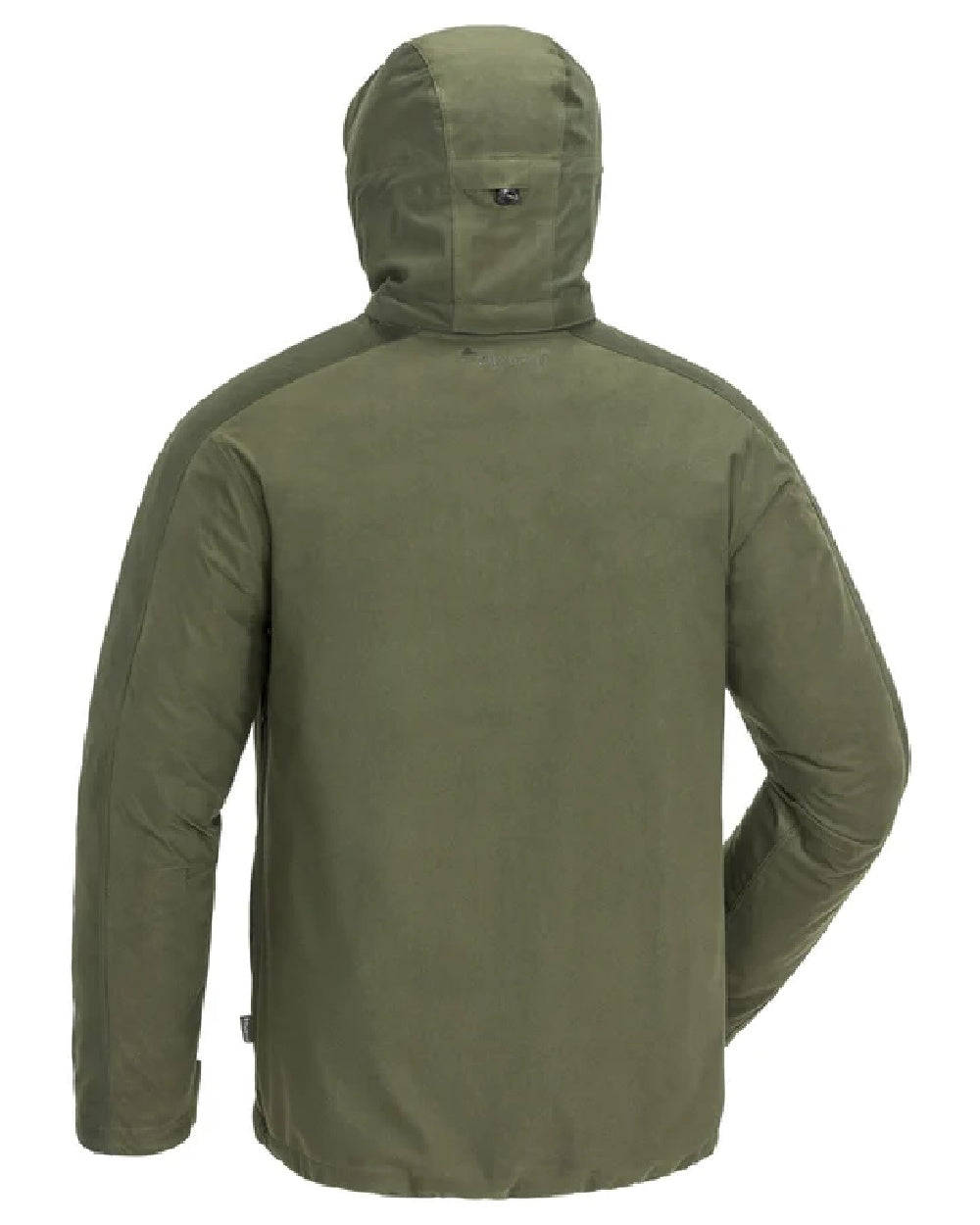 Moss green coloured Pinewood Mens Furudal Retriever Active Jacket on white background #colour_moss-green