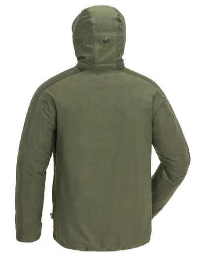 Moss green coloured Pinewood Mens Furudal Retriever Active Jacket on white background #colour_moss-green