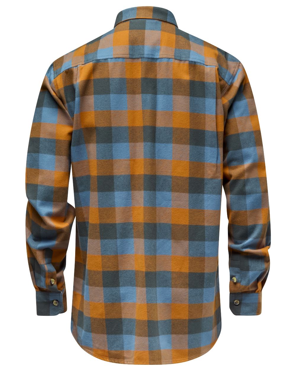 Fudge Blue coloured Pinewood Mens Lumbo Shirt on white background #colour_fudge-blue