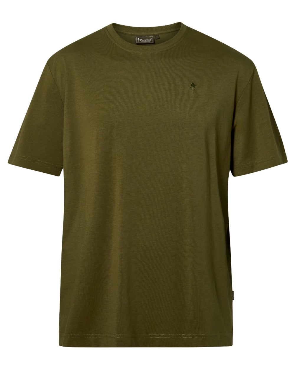 Grey Melange Pine Black coloured Pinewood Mens 3 Pack T-Shirt on white background #colour_grey-melange-pine-black
