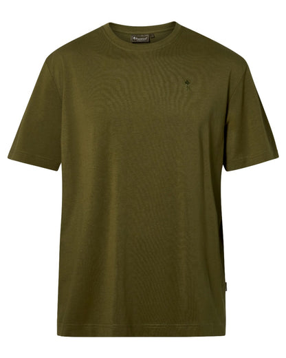 Grey Melange Pine Black coloured Pinewood Mens 3 Pack T-Shirt on white background #colour_grey-melange-pine-black