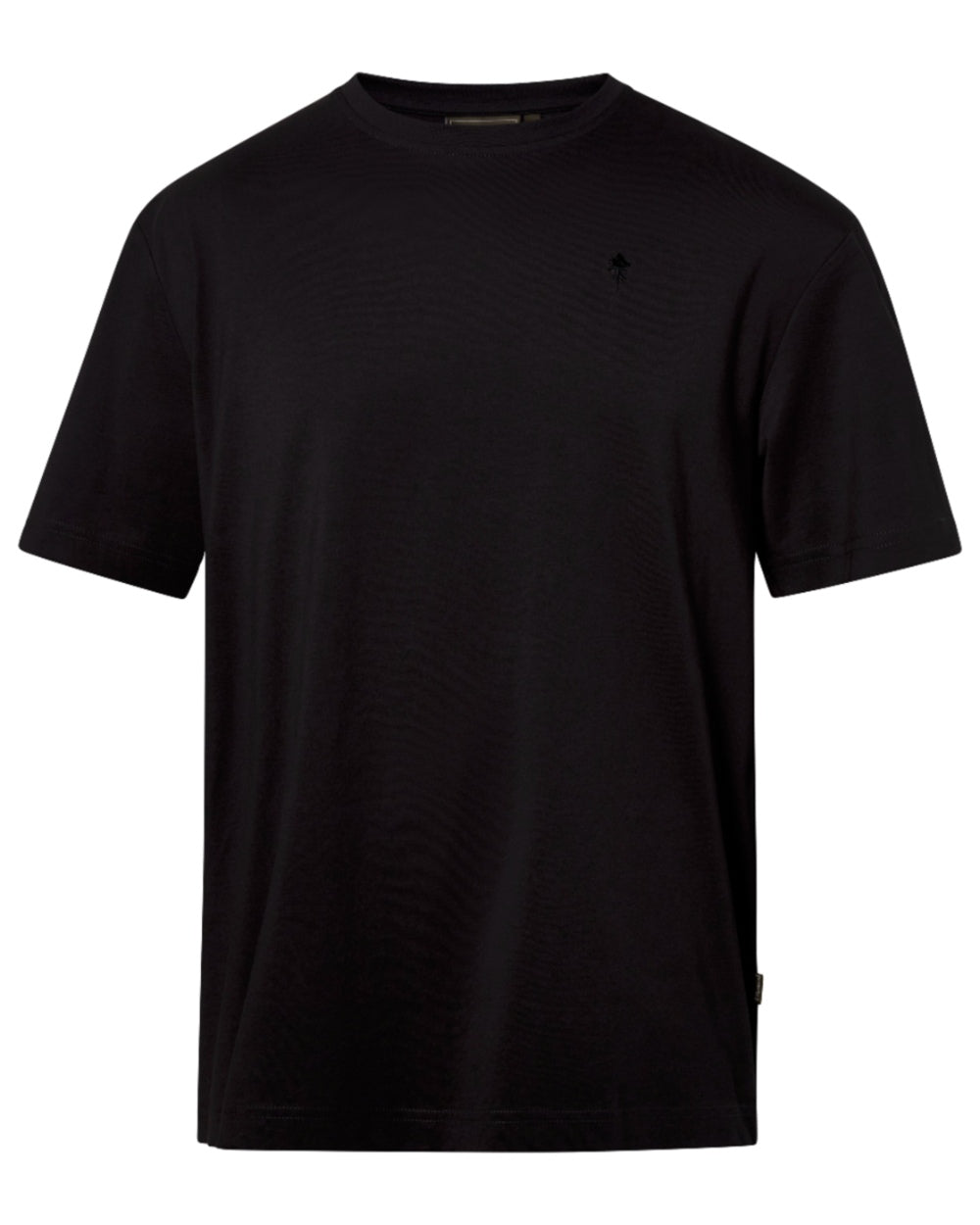 Grey Melange Pine Black coloured Pinewood Mens 3 Pack T-Shirt on white background #colour_grey-melange-pine-black