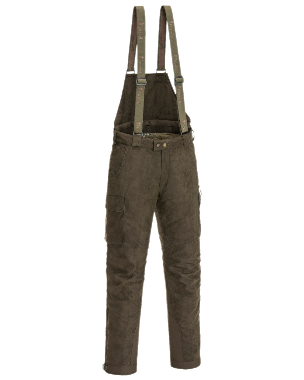 Suede Brown Coloured Pinewood Mens Smaland Abisko 2.0 Hunting Trousers on white background #colour_suede-brown