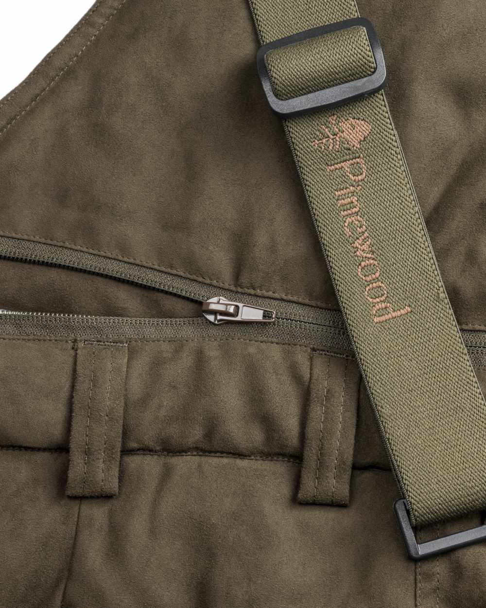Suede Brown Coloured Pinewood Mens Smaland Abisko 2.0 Hunting Trousers on white background #colour_suede-brown