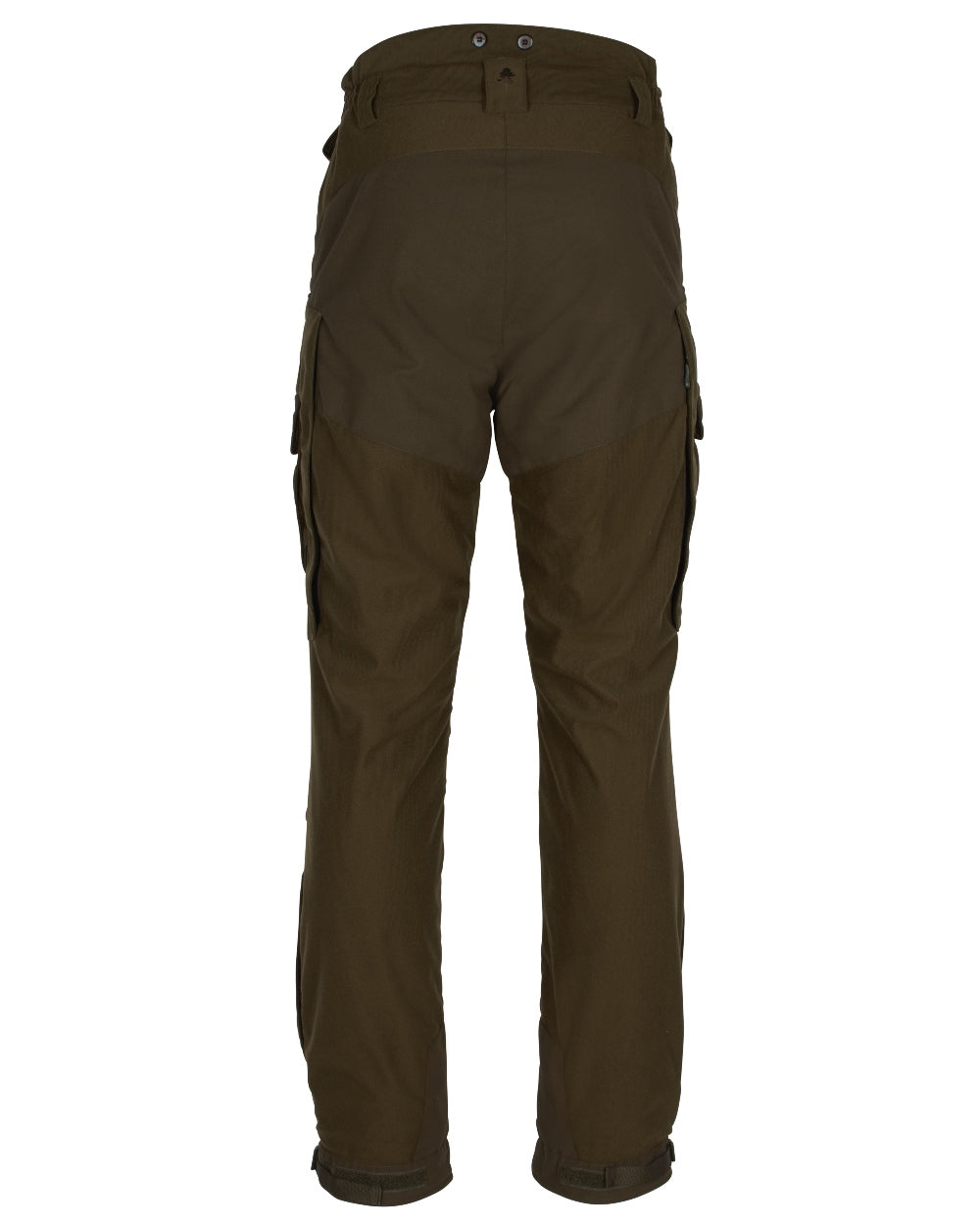 Hunting Green coloured Pinewood Mens Smaland Forest Trousers on white background #colour_hunting-green