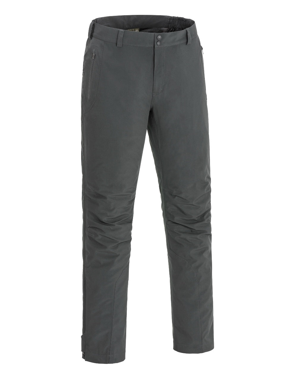 Dark Anthracite Coloured Pinewood Mens Telluz Trousers on white background #colour_dark-anthracite