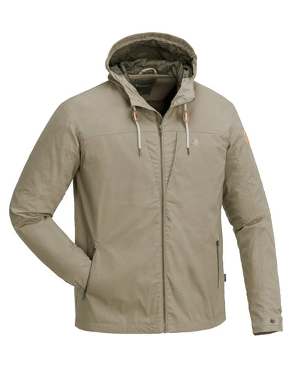 Desert Beige coloured Pinewood Mens Varnamo Light Jacket on white background #colour_desert-beige