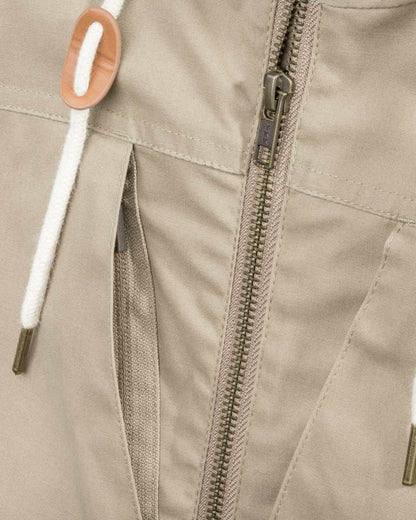 Desert Beige coloured Pinewood Mens Varnamo Light Jacket on white background #colour_desert-beige