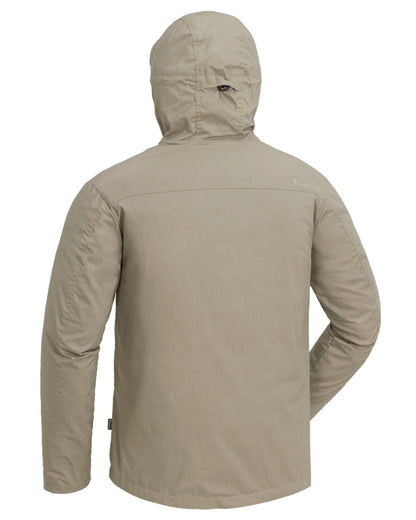 Desert Beige coloured Pinewood Mens Varnamo Light Jacket on white background #colour_desert-beige