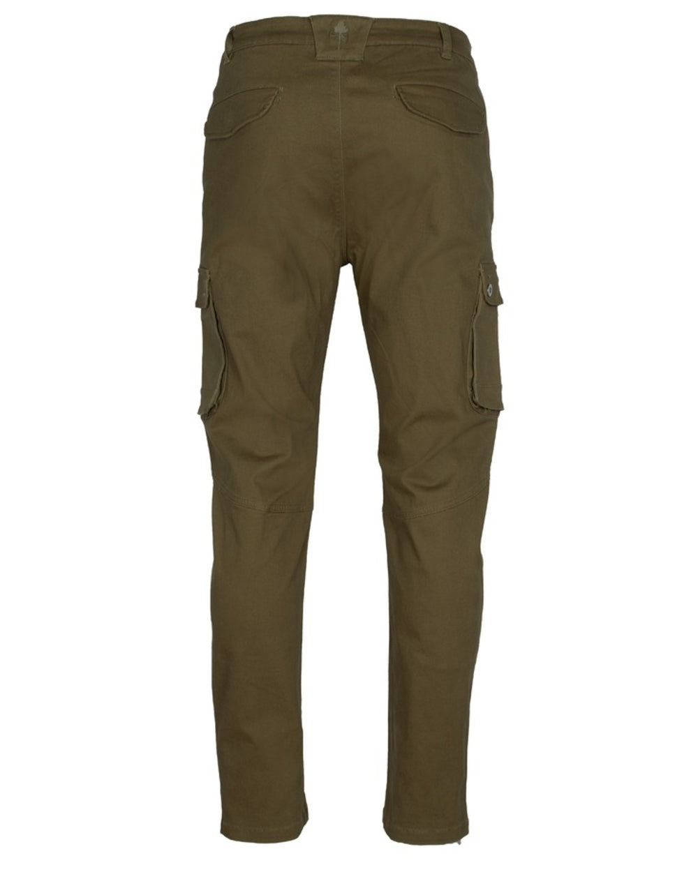 Moss Green Coloured Pinewood Mens Värnamo Serengeti Trousers on white background #colour_moss-green