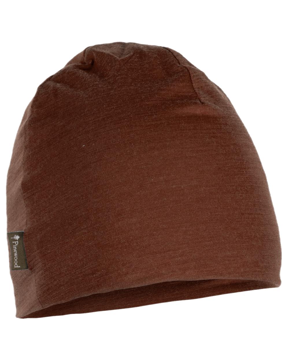 Nougat Coloured Pinewood Merino Wool Beanie on white background #colour_nougat