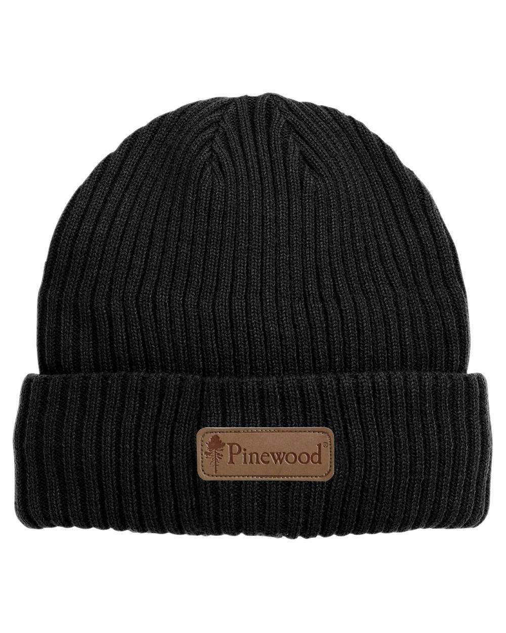 Black Coloured Pinewood New Stoten Hat on white background #colour_black