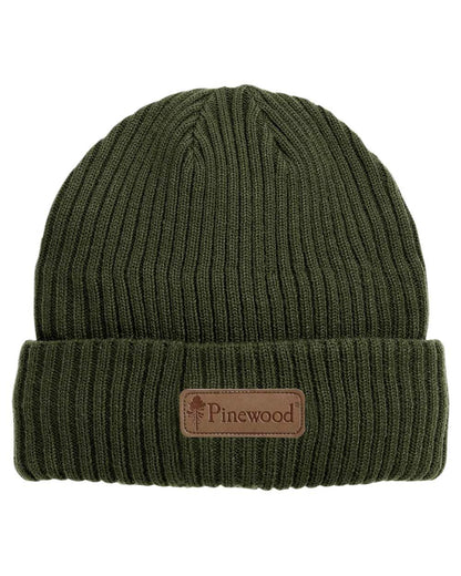 Green Coloured Pinewood New Stoten Hat on white background #colour_green