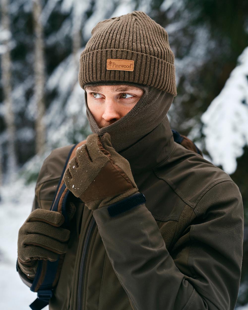 Green Coloured Pinewood New Stoten Hat on outdoor background #colour_green