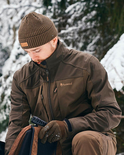 Green Coloured Pinewood New Stoten Hat on outdoor background #colour_green